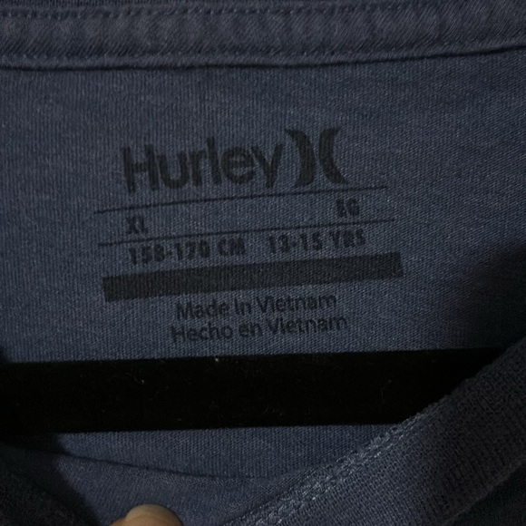 BOYS HURLEY TEE ocean map size xl - Picture 3 of 3